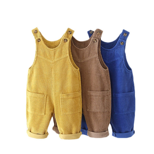 Charming Baby Corduroy Overalls