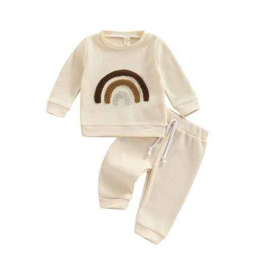 Fashionable Baby's Letter Print Set