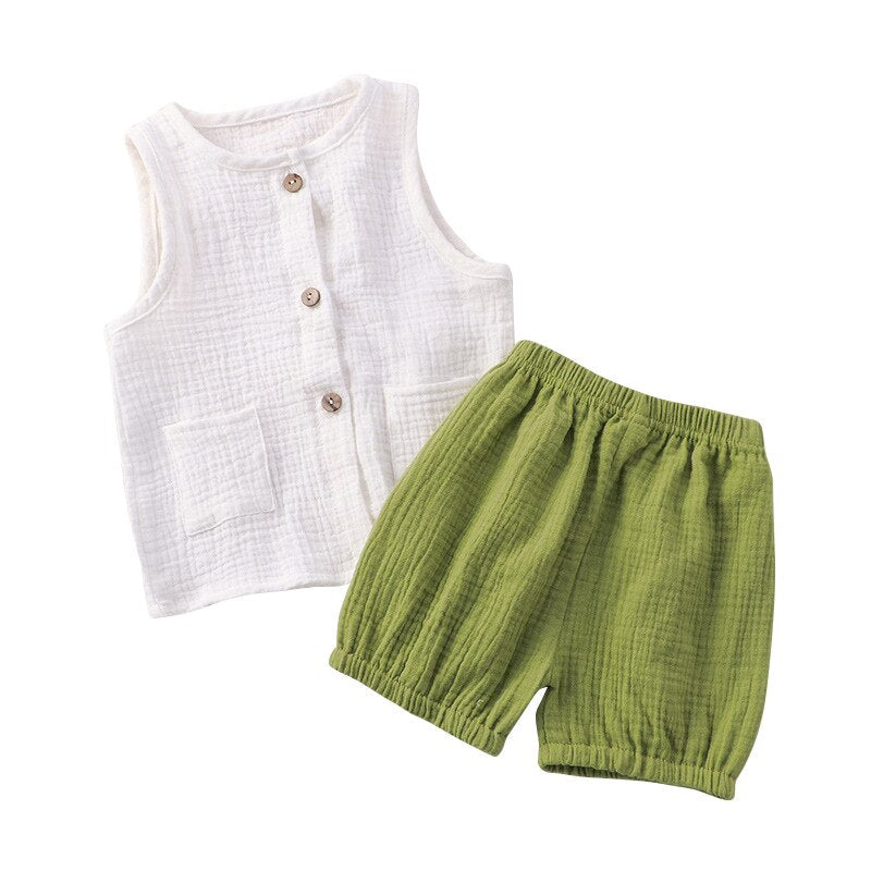 Colorful Casual Baby Girl Set