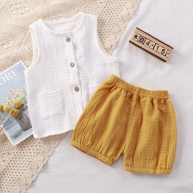 Colorful Casual Baby Girl Set