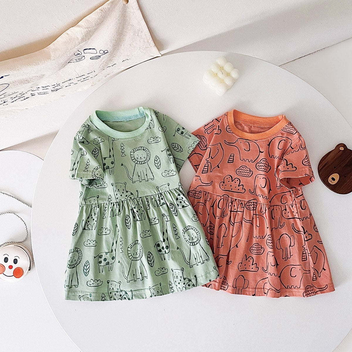 Animal & Fruit Prints for Baby Girls