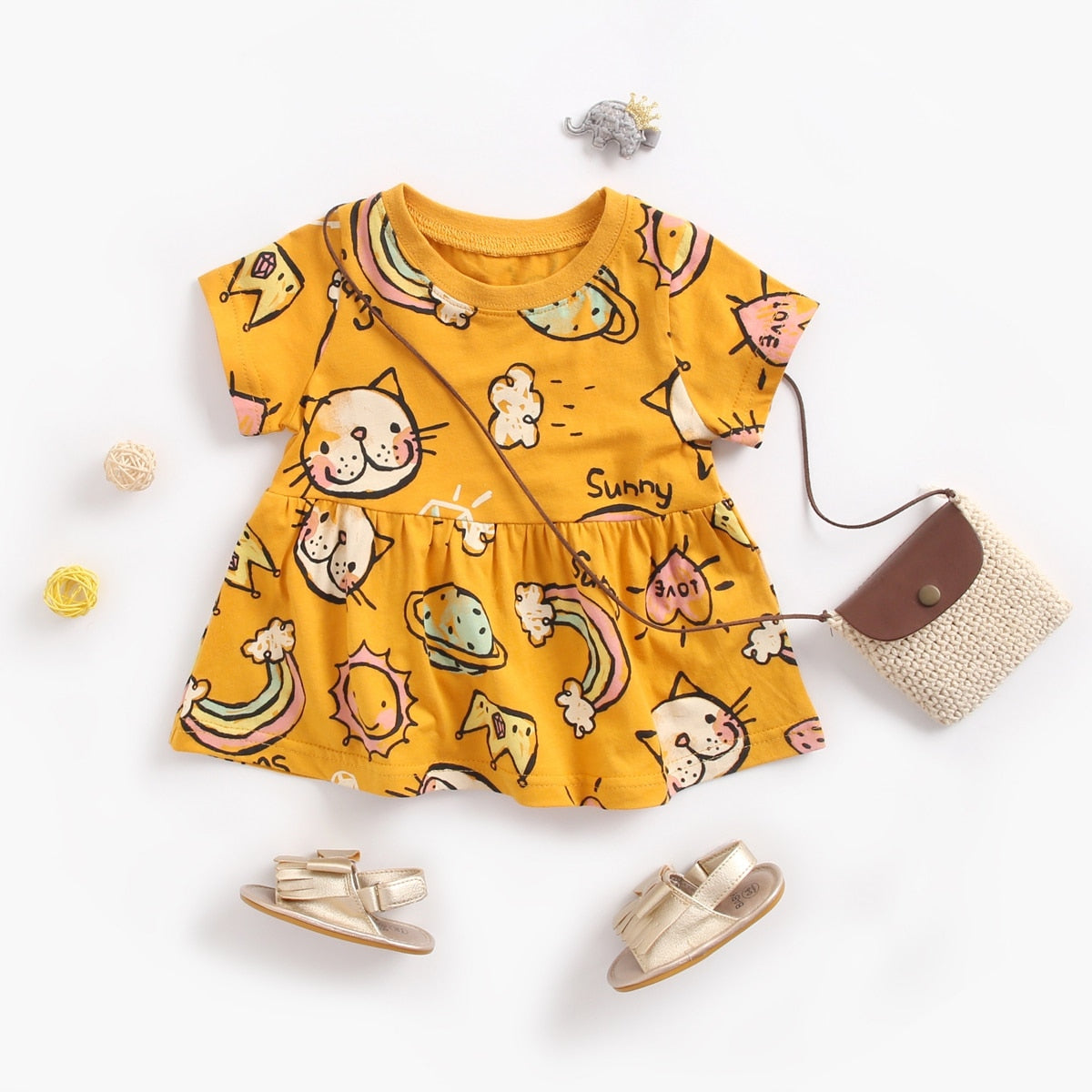 Animal & Fruit Prints for Baby Girls